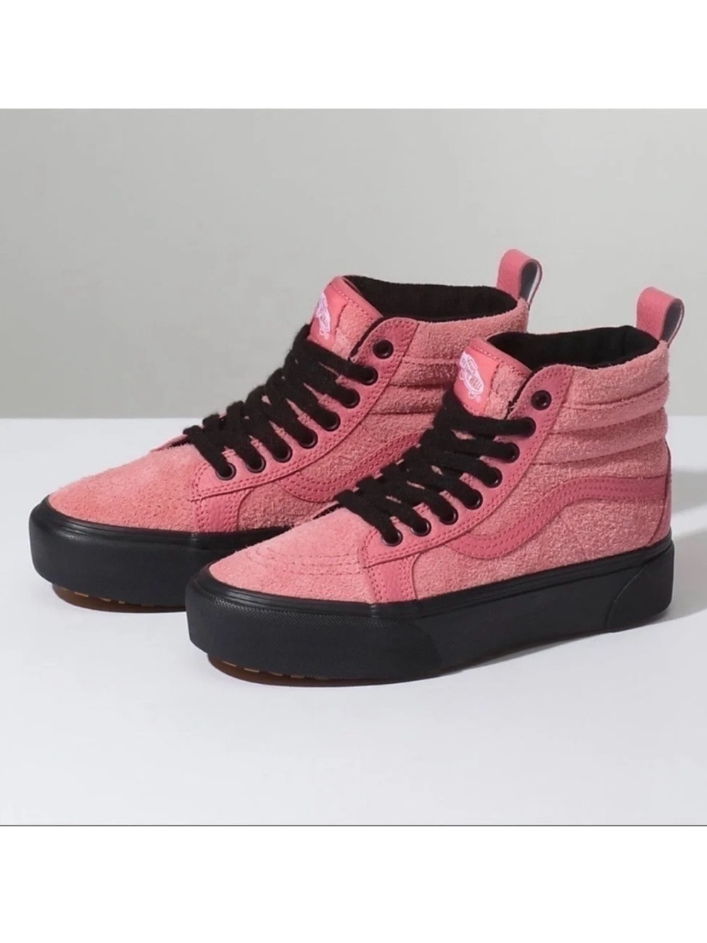 Vans Sk8-Hi Platform MTE Desert Rose Black Women’s 7 Men’s 5.5 High Top